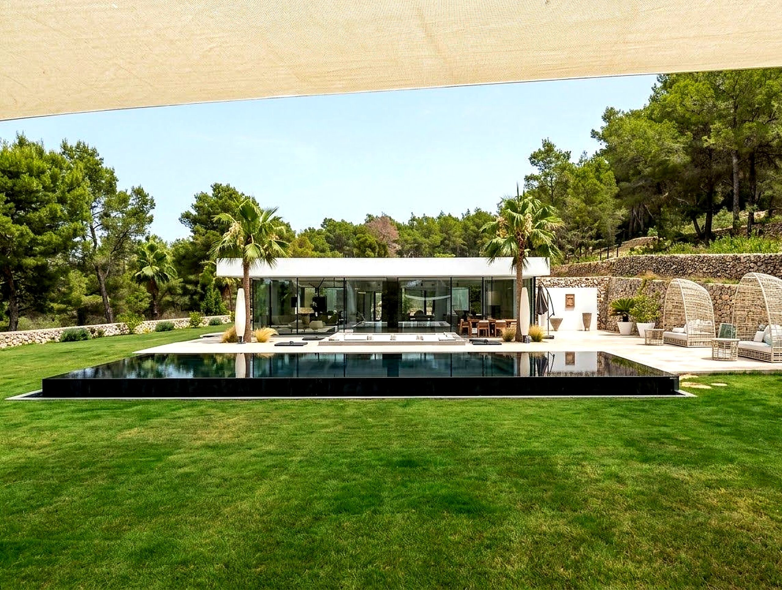 Luxury villa in Ibiza exterior